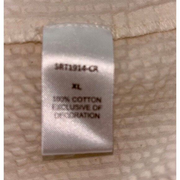 THML Anthro Butter Yellow Seersucker Smocked Tassel Flutter Sleeve Top XL - Picture 6 of 6